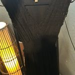 Black knee length dress Size 4 Photo 3
