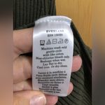 Everlane The Knit Polo Dress Collared Ribbed Short-Sleeve Midi olive new large Photo 14