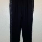 Kobi Halperin Saige Rhinestone Embellished Cropped Pants in Black Size Large NWT Photo 1