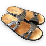 Naot Pewter Melody Double Strap Sandals Size 10 Photo 0