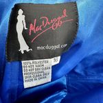 Mac Duggal Sequin Beaded Chiffon Evening Gown Prom Dress Strapless Royal Blue 16 Photo 3