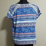 French Laundry  Blue, White, & Orange Tee Shirt (1X) Photo 1