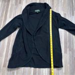 Ralph Lauren  Active Black Open Front Cotton Cardigan Women's Size Small Photo 9
