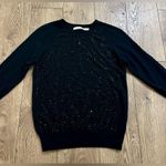 Karen Millen Women’s Sweater Beaded Wool Angora Cashmere Blend Black Size 2 Photo 0