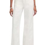 Madewell NWT Wide Sweep Trousers Airy Denim Tile White Size 30P Photo 0