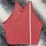 We The Free  People Striped Sedgwick Tank Top Shirt Coral Gray Oversized Size XS Photo 9