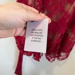 Majorelle Marnie Red Lace Mini Dress Flutter Sleeve XS Revolve Holiday Party Photo 4