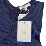 WAYF  NWT Main Squeeze Ruched Navy Tank Photo 3