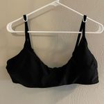 Aerie Black Scoop Bikini Top NWT Photo 0