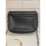 Ralph Lauren Lauren Newbury Mini Crossbody Handbag Black Chain Strap Equistrian Photo 3