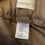 Avenue NWT  Cool Hand Straight Leg Pull-On Brown Dress Pants Plus Size 26 Photo 3