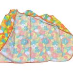 Vintage 60's House Wrap Dress Twee Groovy Mid Century Floral Hippie Flower Power Blue Size undefined Photo 3