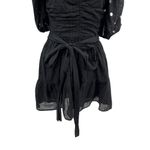 SUNDRESS Alana‎ Dress Black Mini Puff Sleeve Mirrored Size XS/Small Photo 6