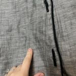 Moonlight  Y&S Fashion Design Linen Lagenlook Black Striped Blouse Size Large Photo 2