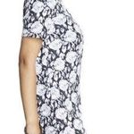 Joe Fresh 💋 Floral Black & White Shift Dress Size M Photo 1