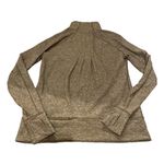 Lululemon ‎ Rush Hour 1/2 Zip Sweatshirt Women Size 10 Heathered Military Green Photo 5