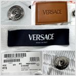 Versace  Barocco Sea Oversize Denim Jacket White 42 IT La Vacanza 2024 Medusa NWT Photo 3