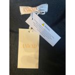 ANWND Los Angeles Black Distressed Eyelet Cropped Sweater Size Large Photo 1