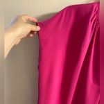 Vince  shift tunic mini dress fuschia sleeveless with pockets Medium Photo 4