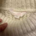 LC Lauren Conrad Cozy White Turtleneck Poncho Sweater Photo 5
