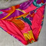 La Blanca 'Isla' Shirred-Band Bikini Bottom in Hot Coral Photo 3