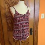 Pink republic  Boho stripes elephants tank top Photo 8