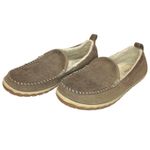 L.L. Bean Mountain Moccasin Slippers Dark Cement Women's Size 8 GUC Brown Photo 3