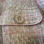 Lane Bryant Pink Peach Tan Tweed Cropped 3/4 Sleeve Blazer Jacket NWT Size 28 Photo 3