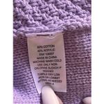 a.n.a  Knit Sweater Vest Women Light Purple Crewneck Cable Knit Trendy Size XXL Photo 5