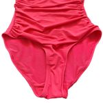 Popilush Ruched One Piece Swimsuit Tummy Control Padded Hot Pink M Size M Photo 2