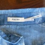 Poetry  Blue boxy Tie-Dye Casual button down Shirt Photo 2