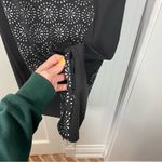 Krimson Klover Jasmine Black White Floral Laser Cut Dress size medium athletic Photo 3