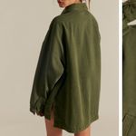 Free People  Madison City Oversized Denim Jacket Adventurer Wash Size L NEW Photo 8