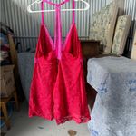 Torrid  Red and Pink Lace Chemise with Spaghetti Straps Photo 1