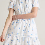 Quince  100% Organic Cotton Poplin Tiered Mini Dress Photo 0