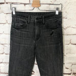 Helmut Lang NWT Grey Destroyed Ankle Skinny Jeans Photo 4