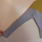 Cynthia Rowley Size Small S Green Gray Grey Color Block Sweater Neck Photo 5