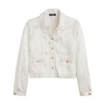 J.Crew Lady shirt-jacket in luster crepe M Photo 0