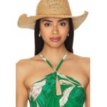 8 Other Reasons Woven Cowboy Hat in Dark Tan One Size New Womens Sun Western Photo 6