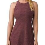 prAna Kimble Sleeveless Strappy Back Athletic Dress in Flannel Heather Sz M NEW Photo 0