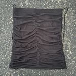 Princess Polly Black Ruched Mini Skirt 8 Photo 4