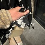 Gibson  Black and White Floral Blouse Photo 9