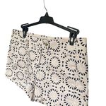 J.Crew  Women's Beige Chino Stretch Shorts Size 4 Geometric Casual Photo 1