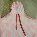 Pitusa revolve pink white tie dye cropped hoodie women’s size small Photo 4