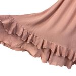 Free People One Small Adella Slip Mini Dress Rose Crochet Lace Flowy Smocked Photo 4