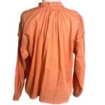 Cleobella NWT Phoenix blouse coral Sz XS Swiss dot peasant top Photo 3