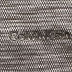 Calvin Klein grey embroidered logo ribbed crewneck long sleeve top, size S gym Photo 5