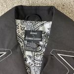 Dennis Basso NWT Women's Black Trench Coat White Trim Size S Minimalistic Chic Photo 6