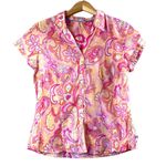 IZOD Women’s Pink Retro  Sleep Shirt L Photo 0