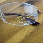 Tura beta titanium mod656 gold full rim wire eyeglasses 49 18 130 Photo 1